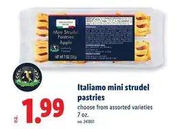 Lidl Italiamo mini strudel pastries offer