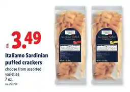 Lidl Italiamo Sardinian puffed crackers offer