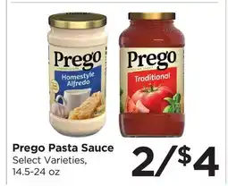 Food 4 Less Prego Pasta Sauce offer