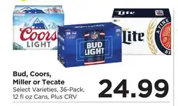 Food 4 Less Bud, Coors, Miller or Tecate offer
