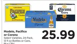 Food 4 Less Modelo, Pacifico or Corona offer