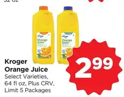 Food 4 Less Kroger Orange Juice offer