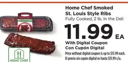 Food 4 Less Home Chef Smoked St. Louis Style Ribs offer
