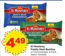 Food 4 Less El Monterey Family Pack Burritos offer