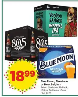 Food 4 Less Blue Moon, Firestone or New Belgium offer