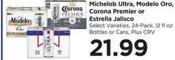 Food 4 Less Michelob Ultra, Modelo Oro, Corona Premier or Estrella Jalisco offer
