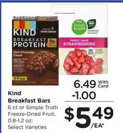 Ralphs Kind Breakfast Bars offer