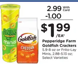 Ralphs Pepperidge Farm Goldfish Crackers offer