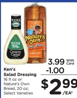 Ralphs Ken's Salad Dressing offer