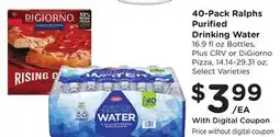 Ralphs 40-Pack Ralphs Purified Drinking Water offer