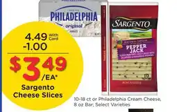 Ralphs Sargento Cheese Slices offer