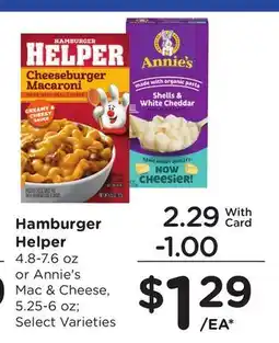 Ralphs Hamburger Helper offer