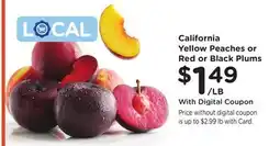 Ralphs California Yellow Peaches offer