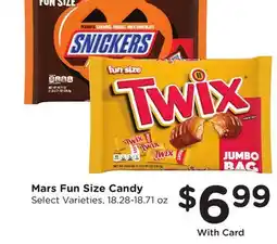 Ralphs Mars Fun Size Candy offer