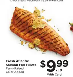 Ralphs Fresh Atlantic Salmon Full Fillets offer