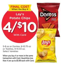 Ralphs Lay's Potato Chips offer