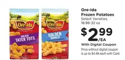 Ralphs Ore-Ida Frozen Potatoes offer