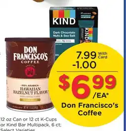 Ralphs Don Francisco's Coffee offer