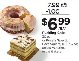 Ralphs Pudding Cake offer