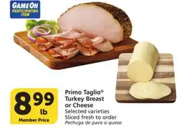 Vons Primo Taglio Turkey Breast or Cheese offer