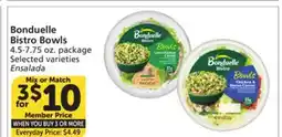 Vons Bonduelle Bistro Bowls offer