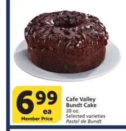 Vons Cafe Valley Bundt Cake offer
