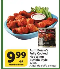 Vons Aunt Bessie's Fully Cooked Hot Wings Buffalo Style offer