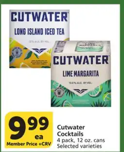 Vons Cutwater Cocktails offer