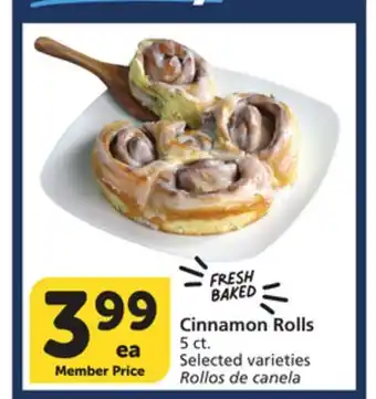 Vons Cinnamon Rolls offer