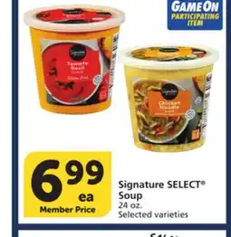 Vons Signature SELECT Soup offer