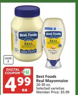 Vons Best Foods Real Mayonnaise offer
