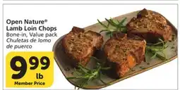 Albertsons Open Nature Lamb Loin Chops offer