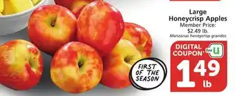 Albertsons Large Honeycrisp Apples offer