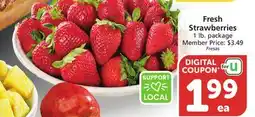 Albertsons Fresh Strawberries offer