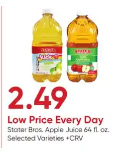 Stater Bros Stater Bros. Apple Juice offer