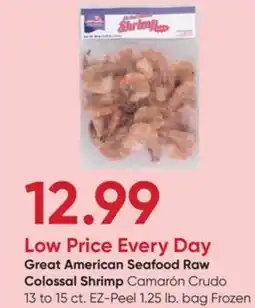 Stater Bros Great American Seafood Raw Colossal Shrimp offer
