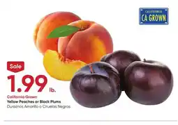 Stater Bros Yellow Peaches or Black Plums offer