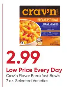 Stater Bros Crav'n Flavor Breakfast Bowls offer