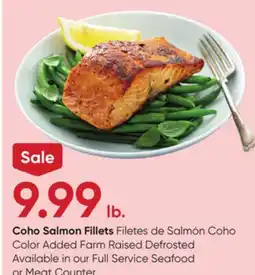 Stater Bros Coho Salmon Fillets offer