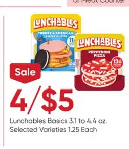 Stater Bros Lunchables Basics offer