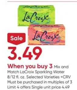 Stater Bros LaCroix Sparkling Water offer