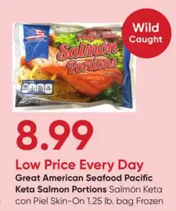 Stater Bros Great American Pacific Keta Salmon Portions offer