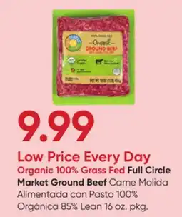 Stater Bros Full Circle Market Ground Beef offer