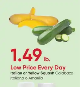 Stater Bros Italian or Yellow Squash offer