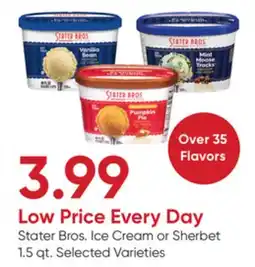 Stater Bros Stater Bros. Ice Cream or Sherbet offer