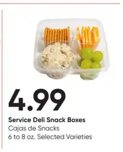 Stater Bros Service Deli Snack Boxes offer