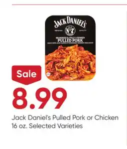 Stater Bros Jack Daniel's Pulled Pork or Chicken offer