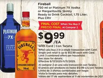 Ralphs Fireball offer