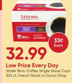 Stater Bros Stater Bros. Coffee Single Serve Cups offer