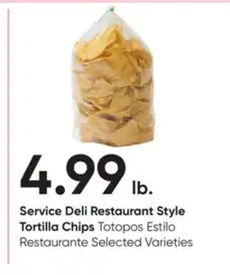 Stater Bros Service Deli Restaurant Style Tortilla Chips offer